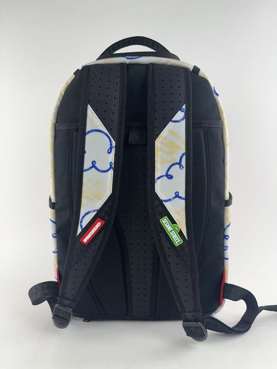 Sprayground Elmo's World Shark Sketch Backpack Unisex Style : 910b7030nsz