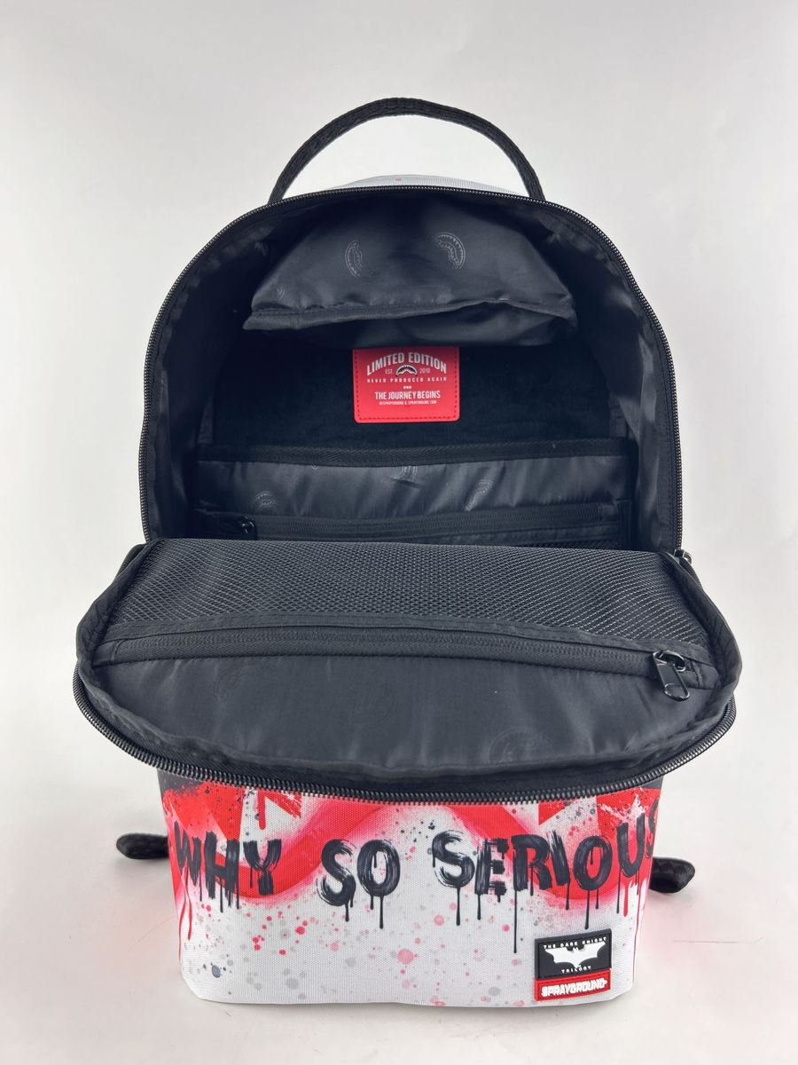 Sprayground The Joker Makeup Shark Mouth Dlxr Backpack Unisex Style : 910b7120nsz