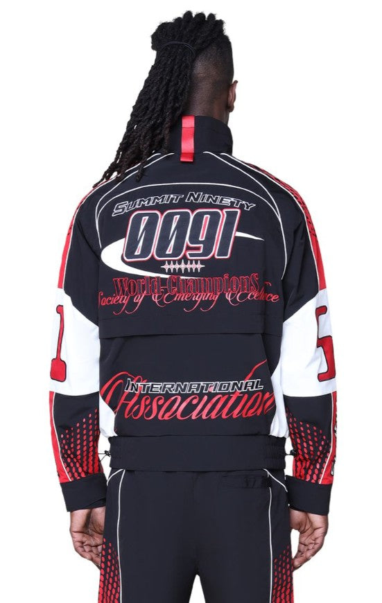 Smoke Rise Republic Windbreaker Jacket Mens Style : Ww25689