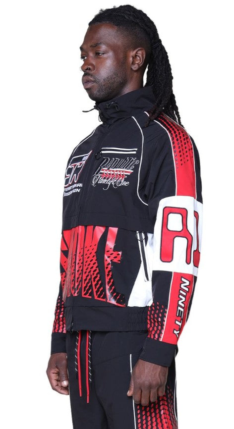 Smoke Rise Republic Windbreaker Jacket Mens Style : Ww25689