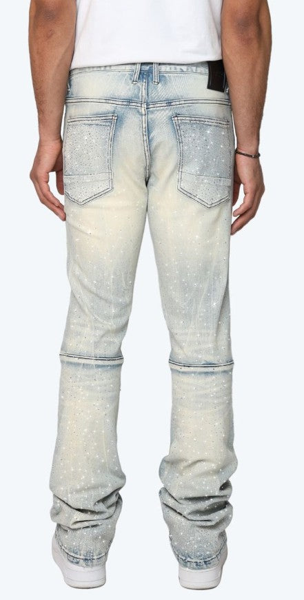 Smoke Rise All Rhinestone Jeans Mens Style : Jp25536