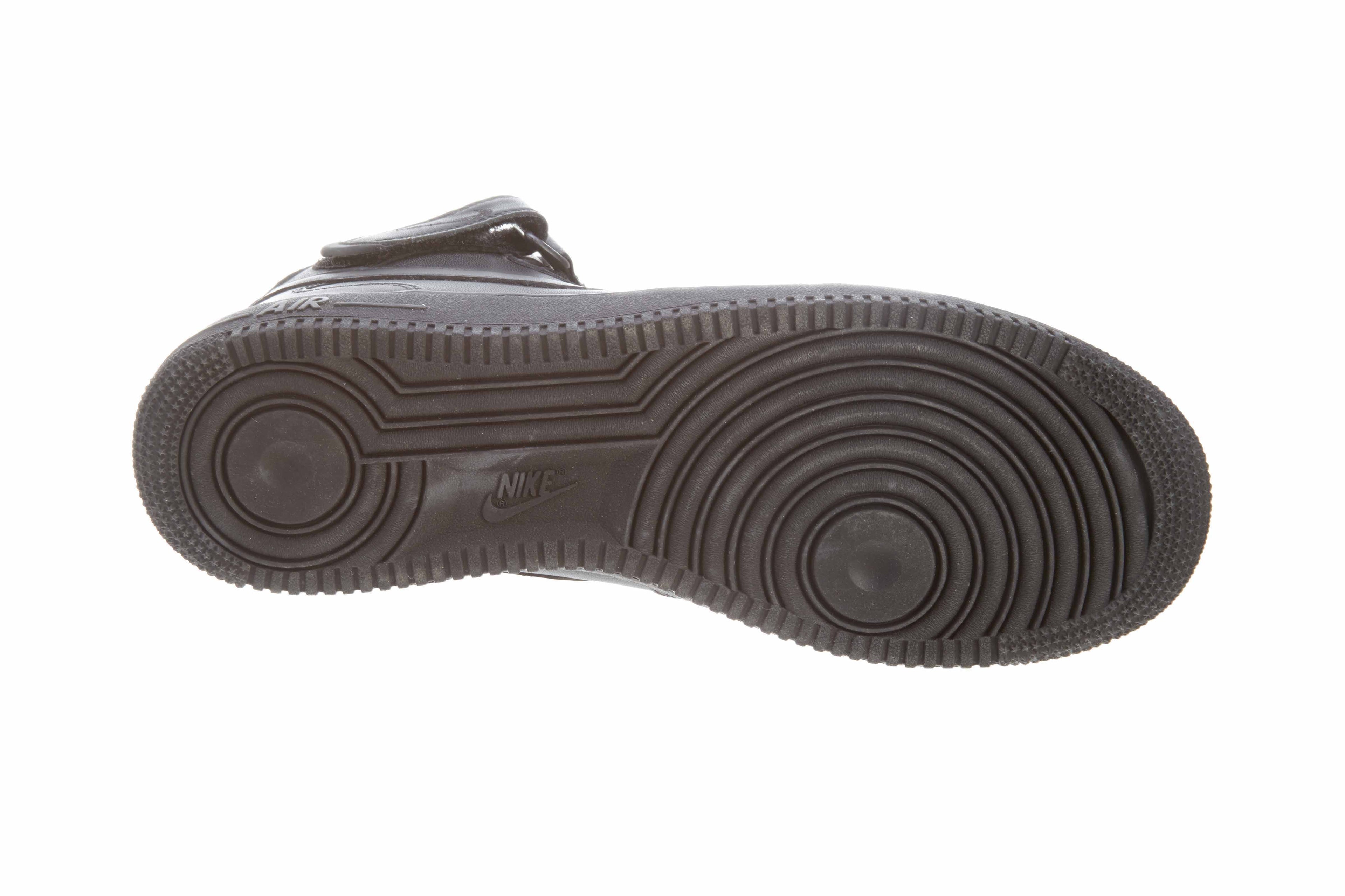 Nike Air Force 1 Mid Black Athletic Shoes Mens Style :306352