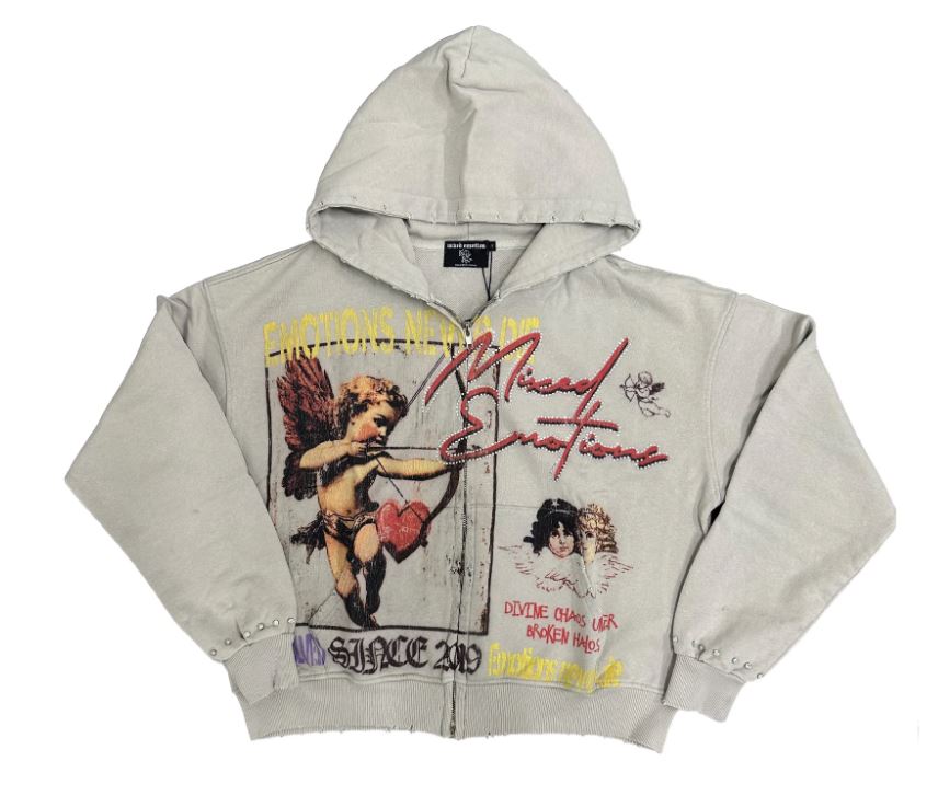 Mixed Emotion Broken Halo Hoodie Mens Style : Mix-bhh