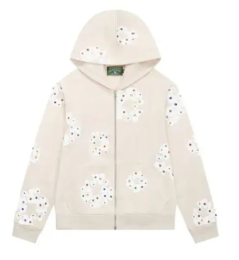 Denim Tears Rhinestone Wreath Hoodie Mens Style : Fw25tzh1204