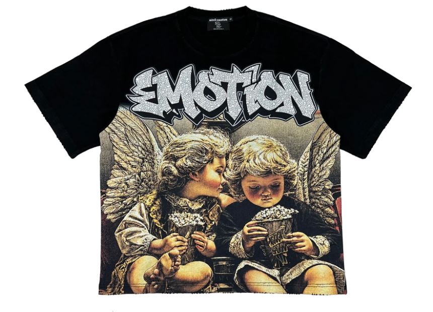 Mixed Emotion Angel Whispers Tee Mens Style : Mix-awst