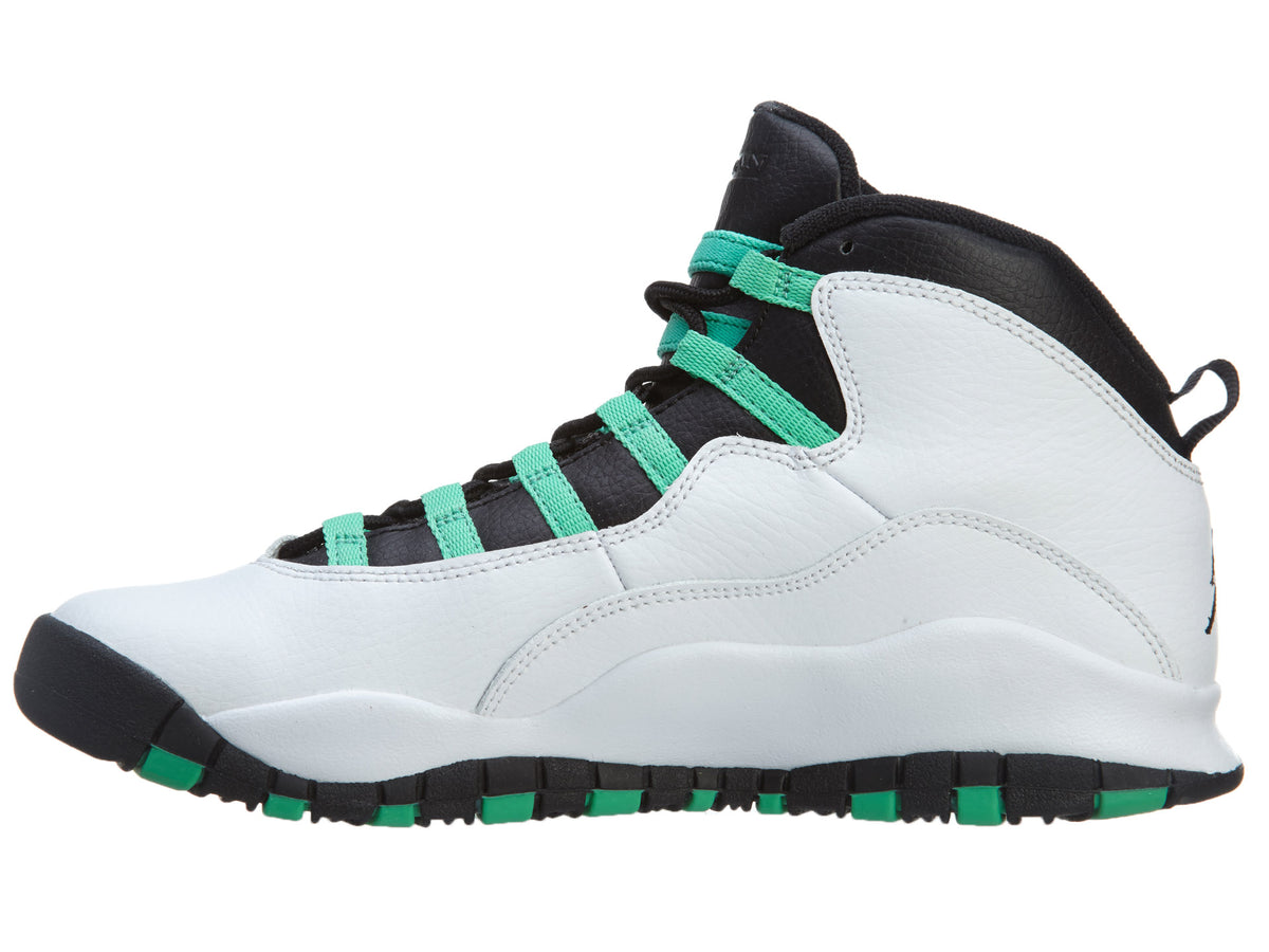 Air Jordan 10 Retro 30th Gg (gs) "verde" Boys / Girls Style :705180