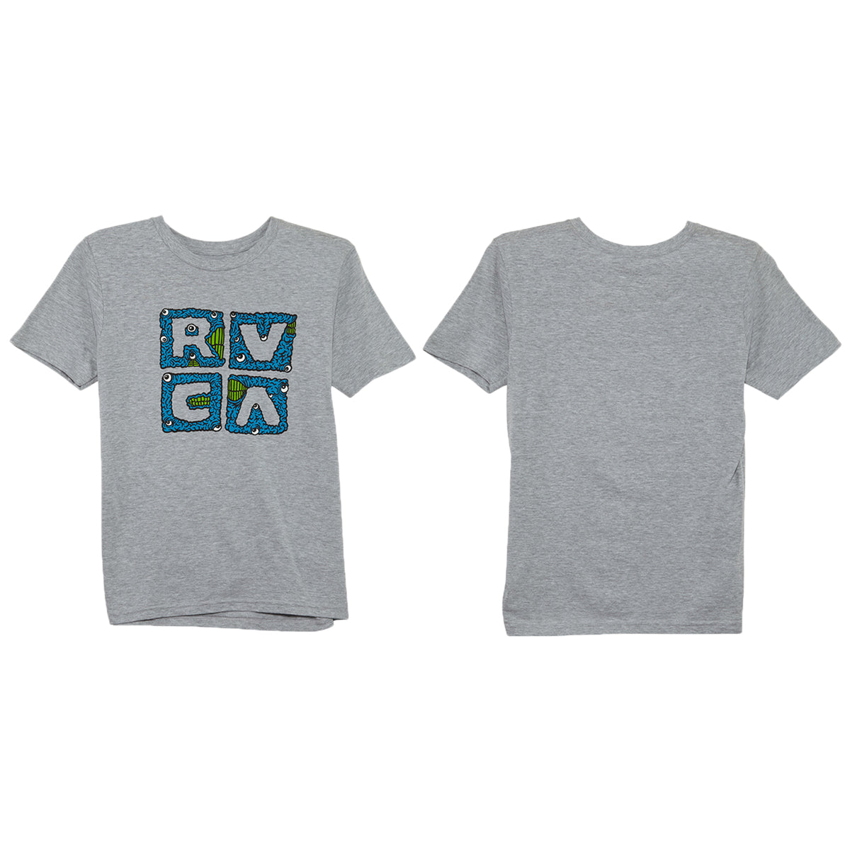 RVCA Monster Stack Crewneck T-shirt Big Kids Style : B600203M