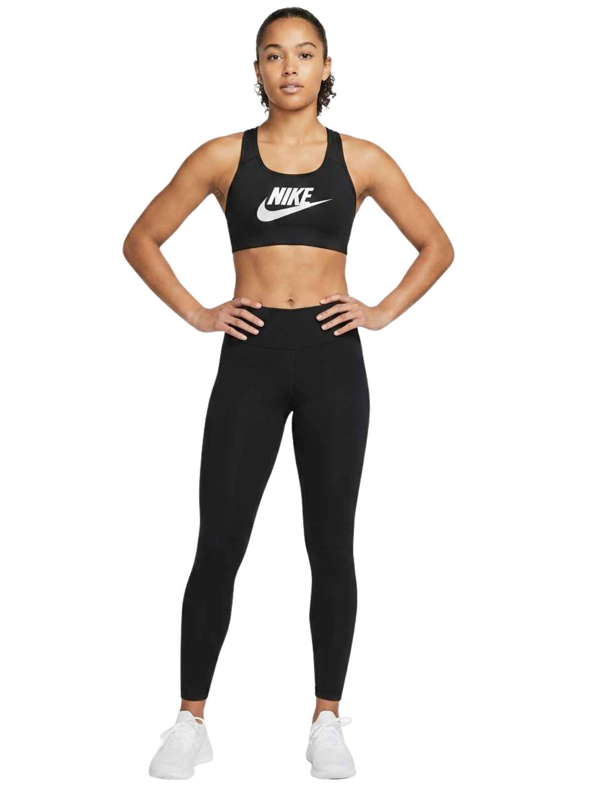Nike Dri-fit Swoosh Medium-support Graphic Sports Bra Womens Style : Dm0579
