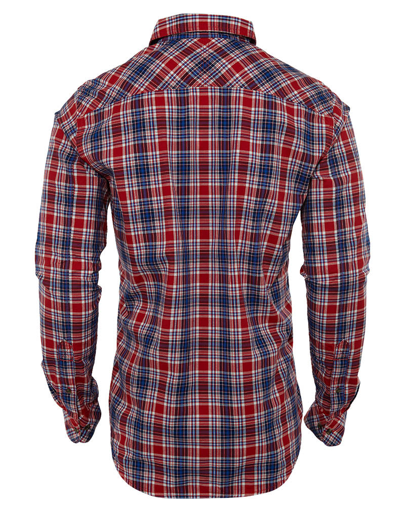 Timberland 'Allendale River' Regular Fit Plaid Organic Cotton Blend Sport Shirt Mens Style : 5531j