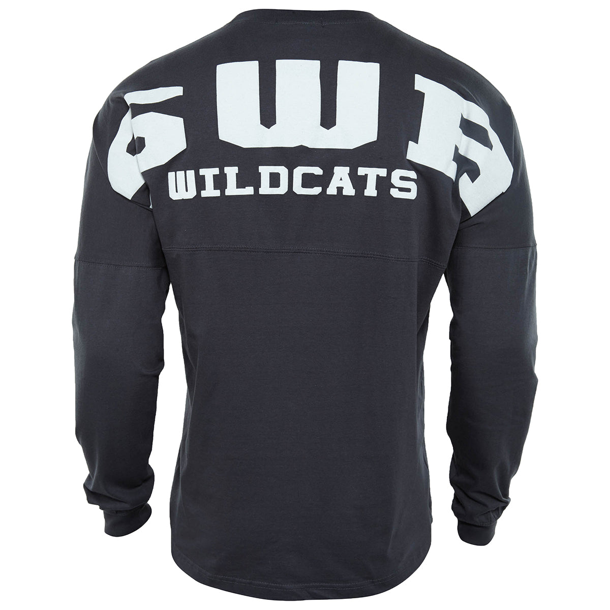 Basix Of America Rocky Point Eagles Long Sleeves Jumbo Crewneck T-Shirt Womens Style : MN-5660