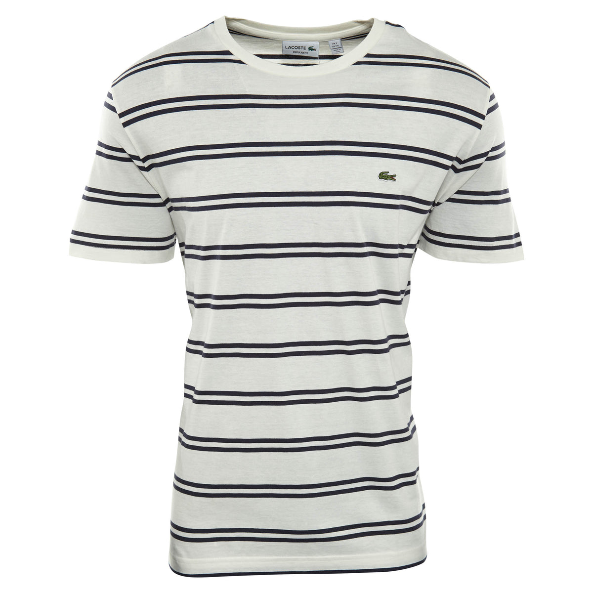 Lacoste Double Stripe Crewneck Tee Mens Style : Th2708-51