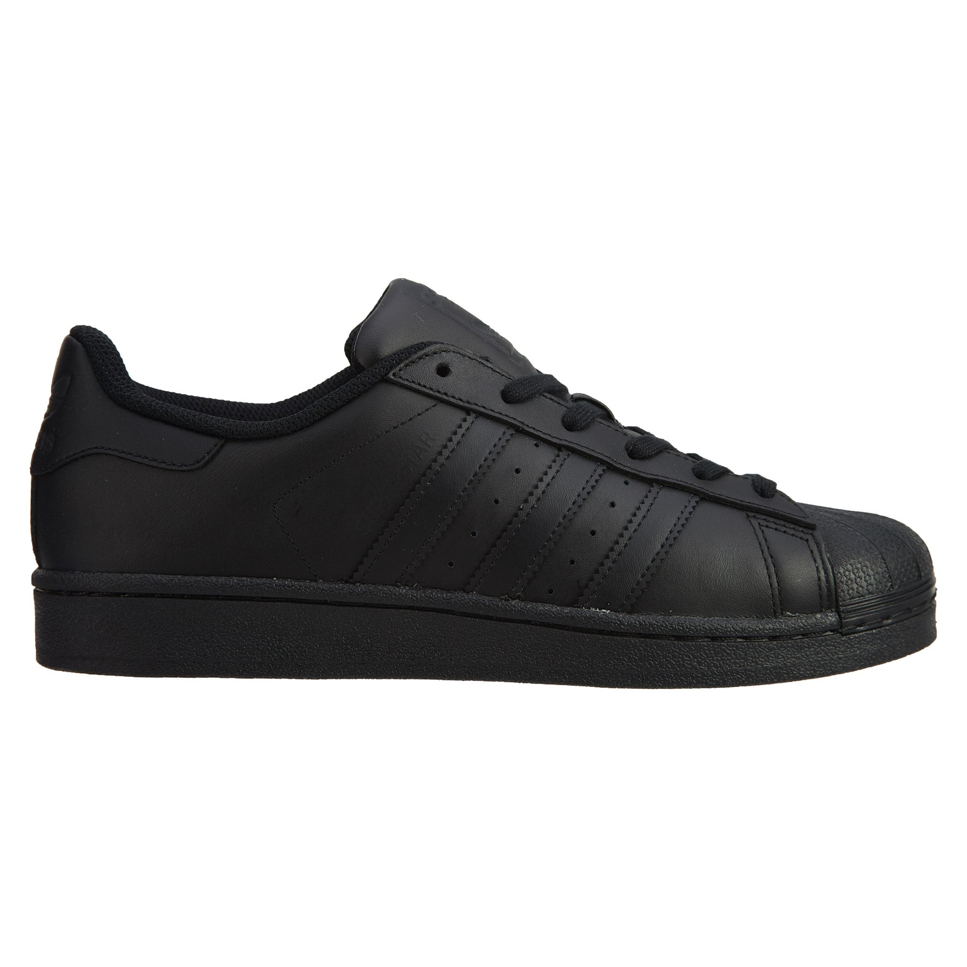 Adidas Superstar Casual Sneakers -Black/Black/Black Mens Style :AF5666