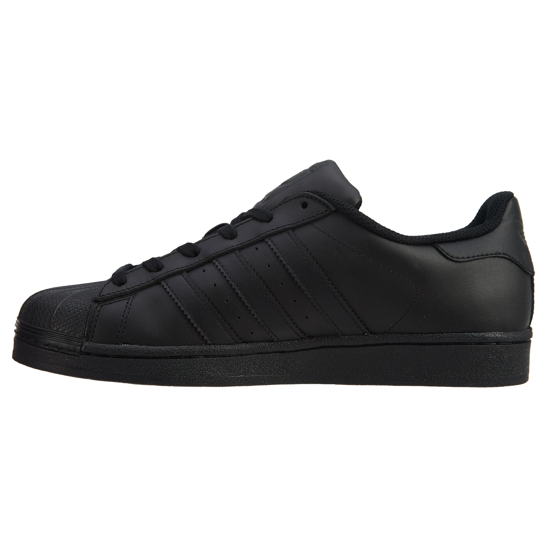 Adidas Superstar Casual Sneakers -Black/Black/Black Mens Style :AF5666