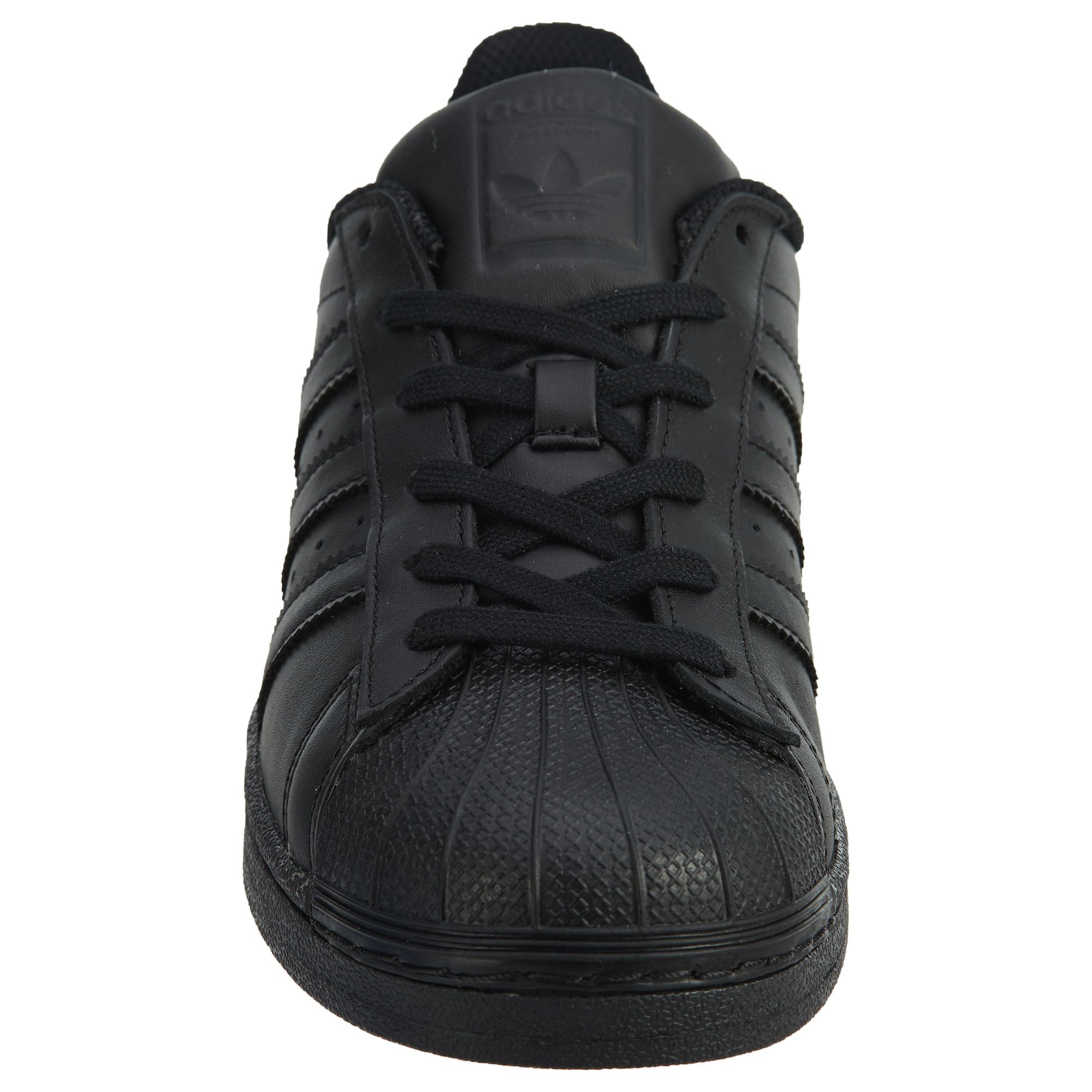 Adidas Superstar Casual Sneakers -Black/Black/Black Mens Style :AF5666