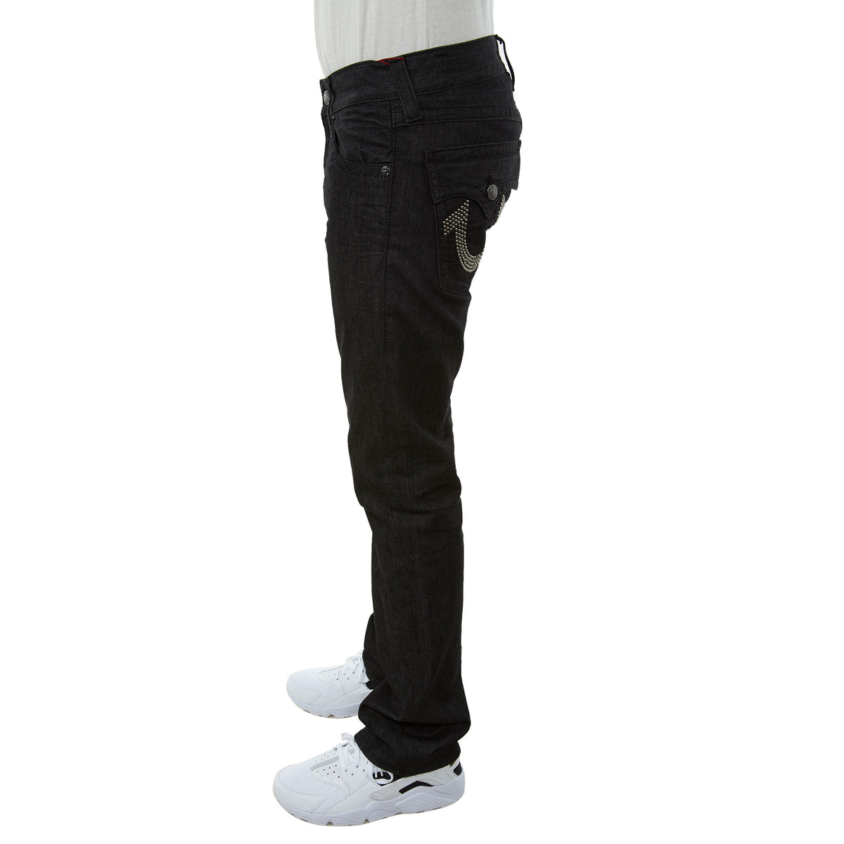 True Religion Ricky Nickel Stud Logo Jean Mens Style : Mq6859j02
