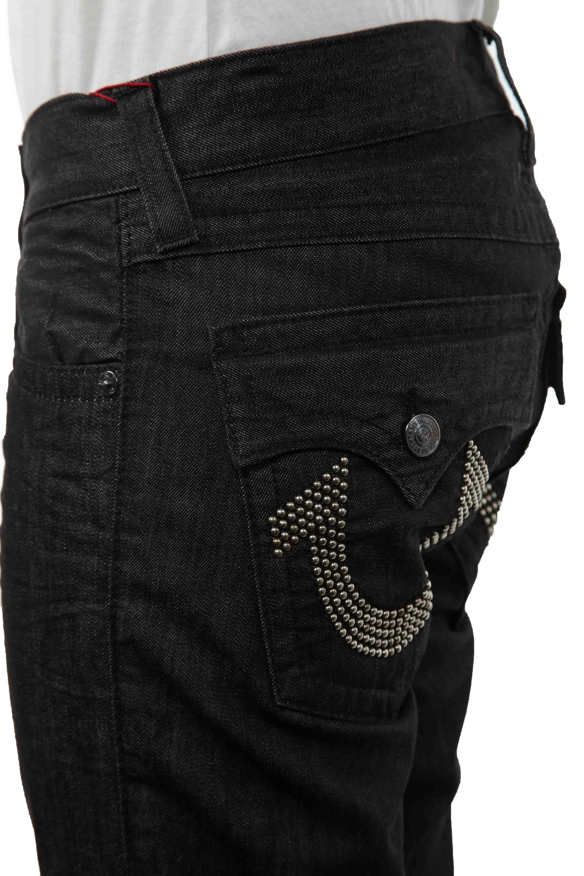 True Religion Ricky Nickel Stud Logo Jean Mens Style : Mq6859j02