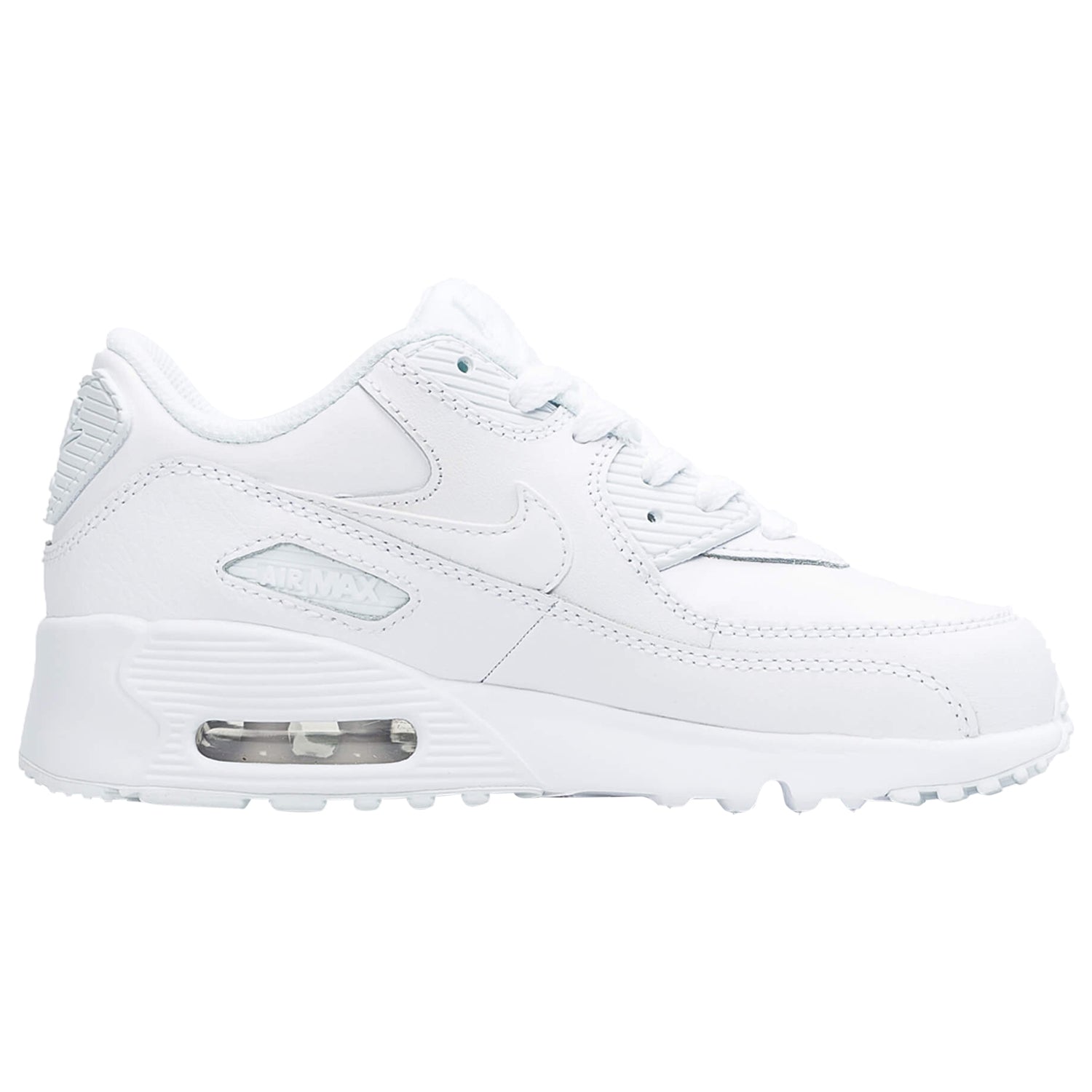 Nike Air Max 90 LTR (PS) Shoes White/White Boys / Girls Style :833414