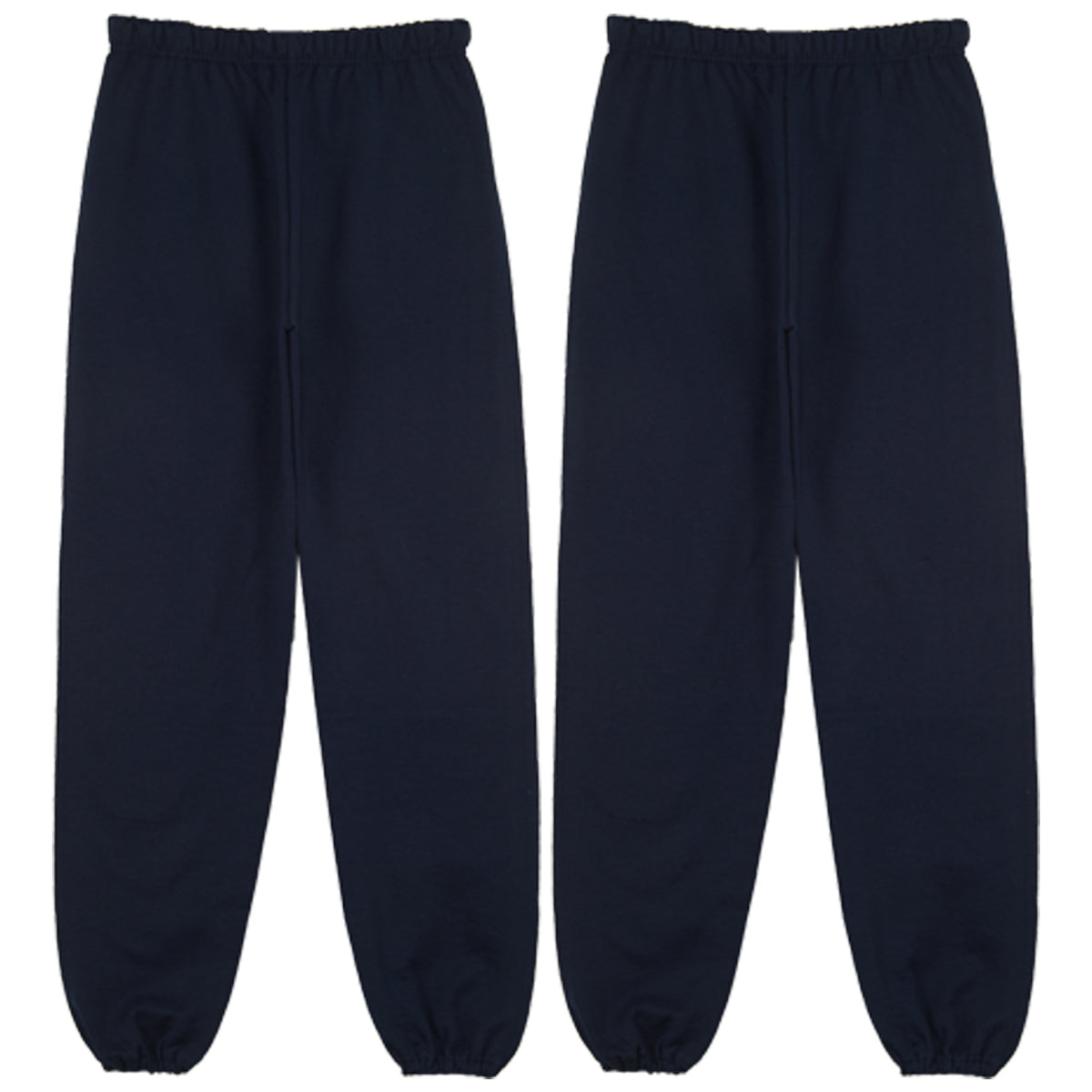 Jerzees Youth NuBlend Poly/Cotton 50/50 Elastic Bottom No Pocket Sweatpants Big Kids Style : 973BR