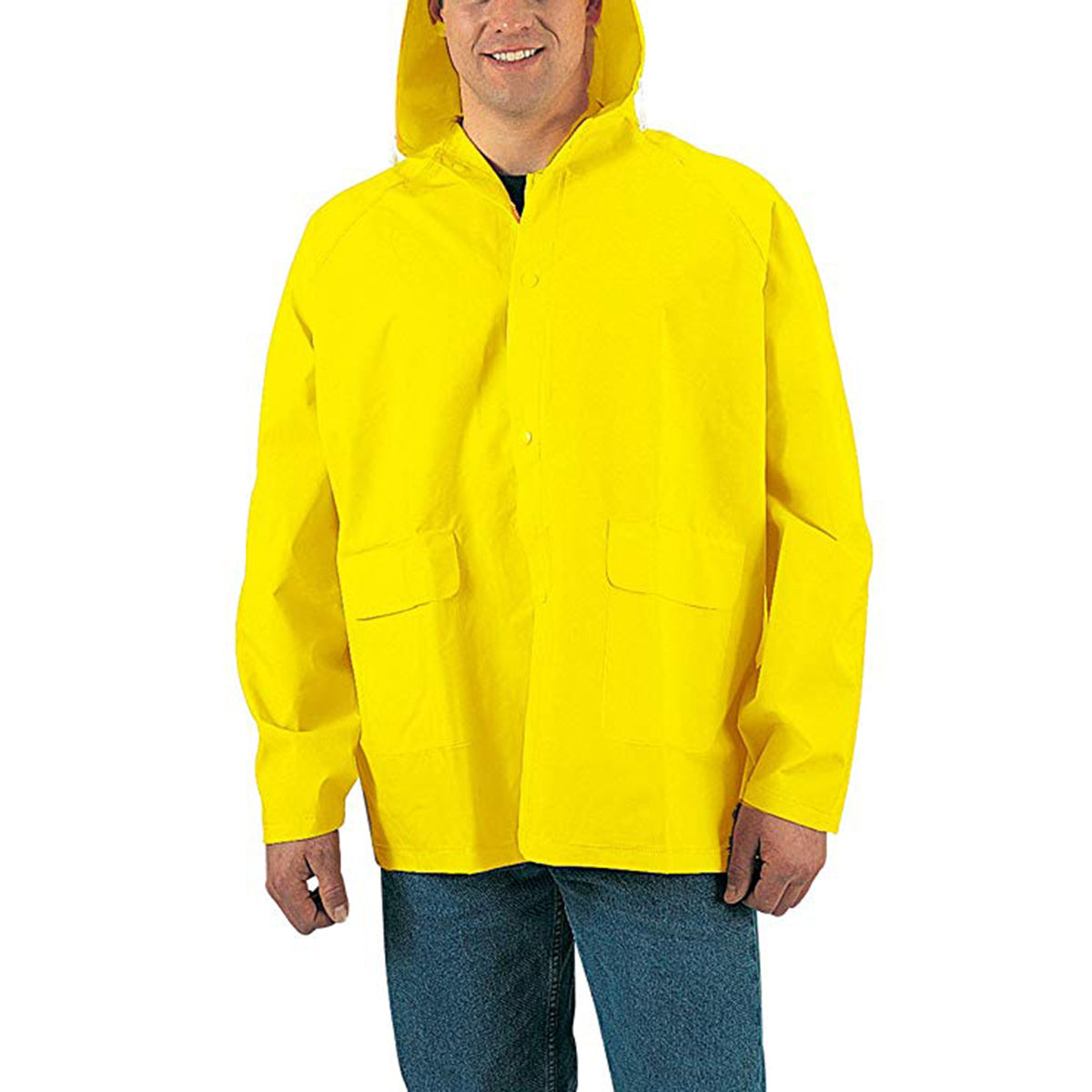 Rothco PVC Hooded Rain Jacket Mens Style : 3614