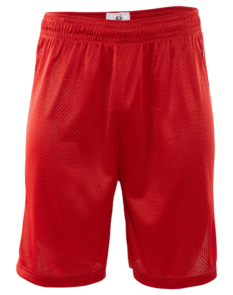 Badger Sport Athletic Meshed and Striped Shorts Mens Style : Rn