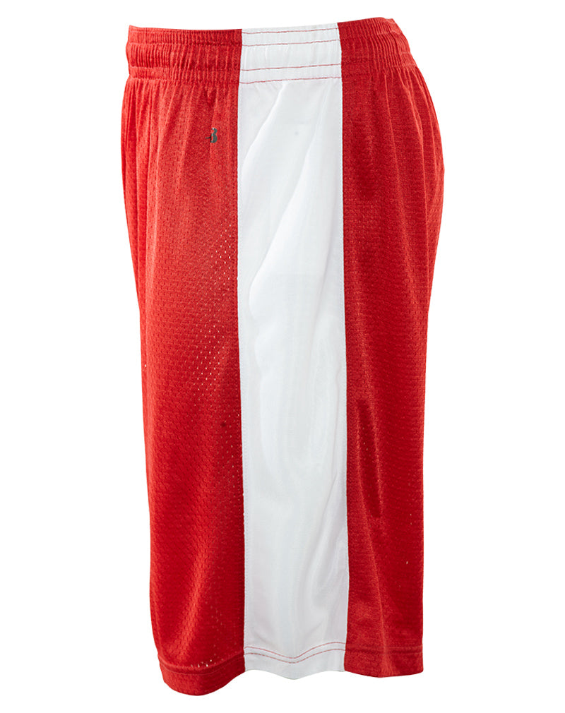 Badger Sport Athletic Meshed and Striped Shorts Mens Style : Rn