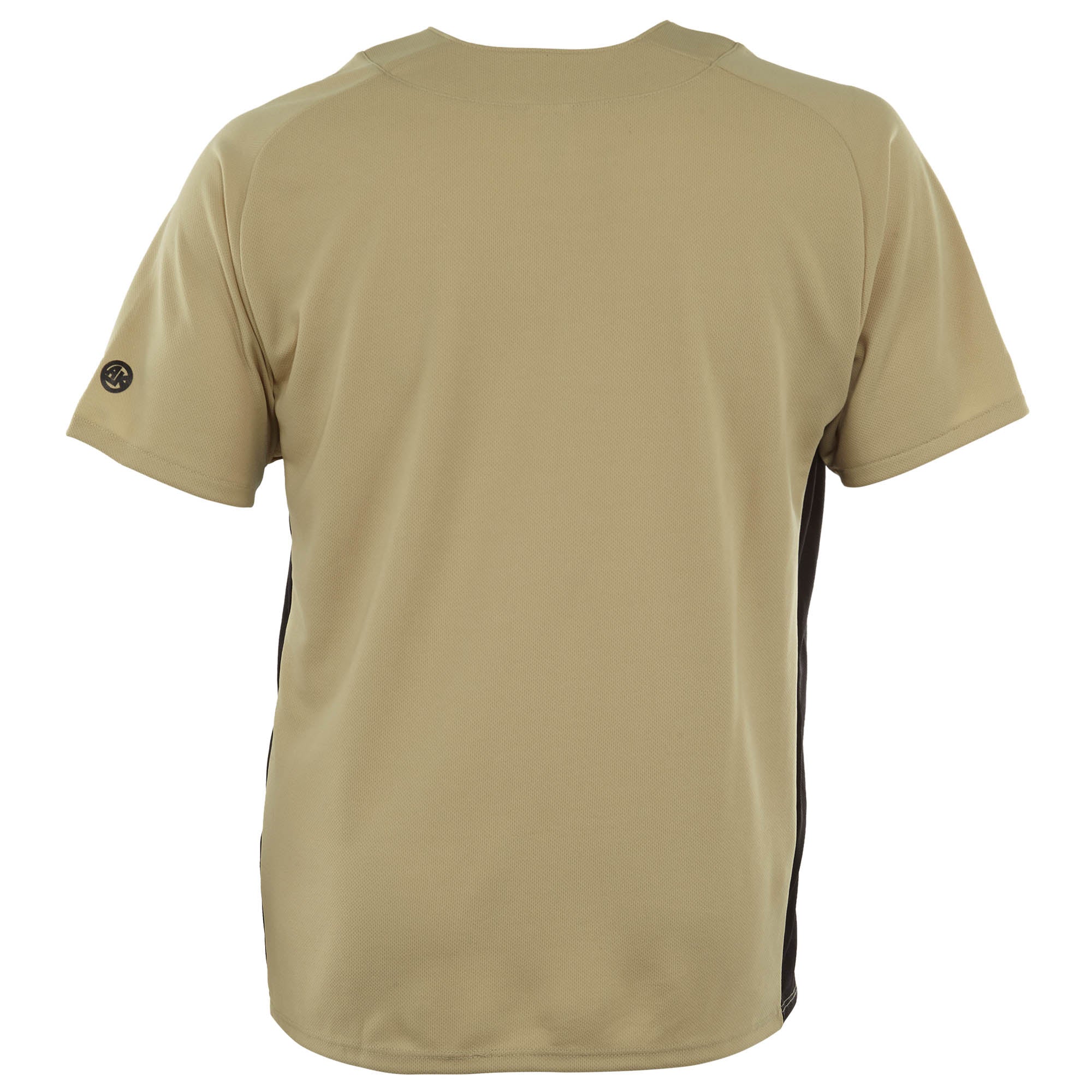 Athletic Knit We Will Single Button Short Sleeves Meshed Pullover Baseball Jersey Mens Style : BA543
