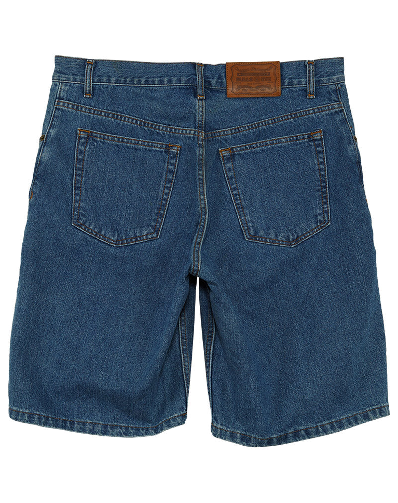 Bulls Eye Zip Fly Heavy Weight Denim Shorts Mens Style : 41282