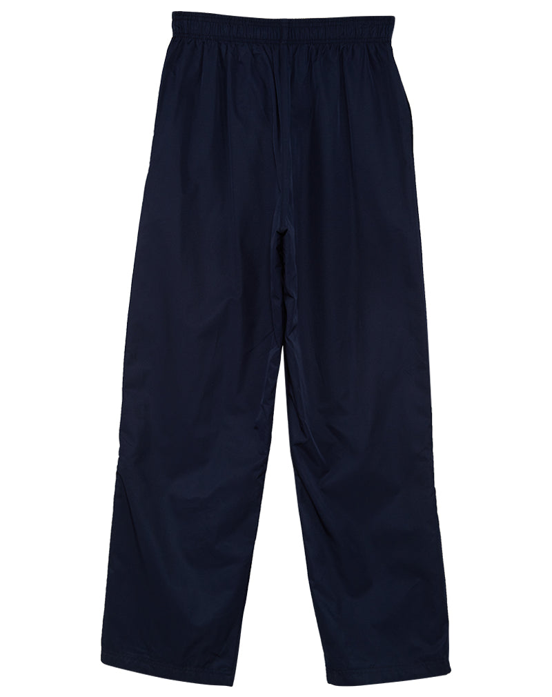 Augustia Sportswear Covered Elastic Waistband Zip Bottom Solid Pants Mens Style : 3705
