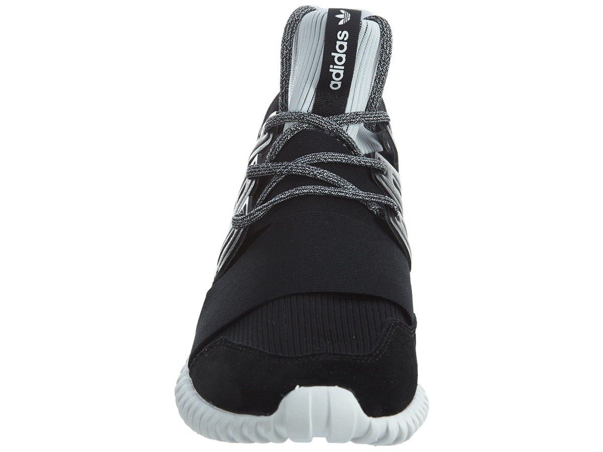Adidas Tubular Doom Mens BA7555 Black White TwoTone Knit Mens Style :BA7555