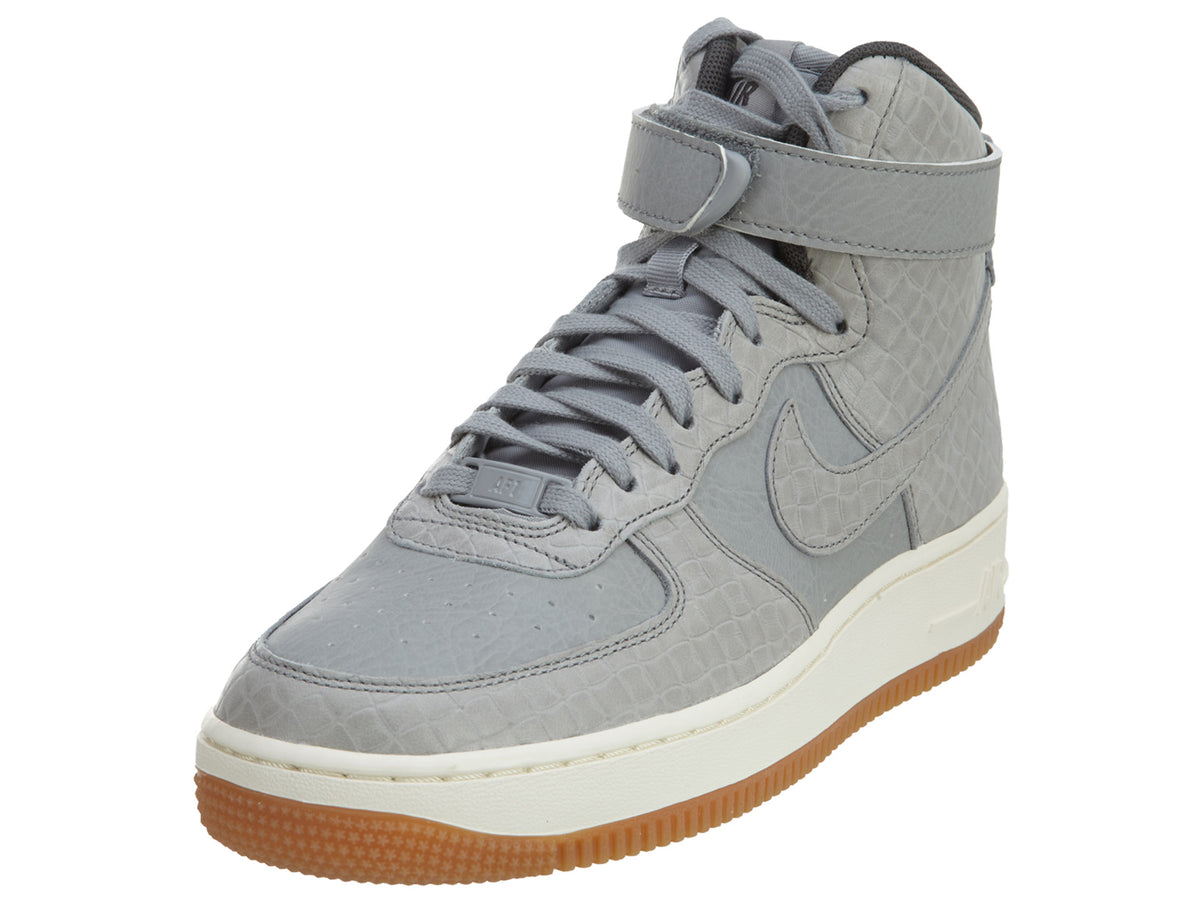 Nike Air Force 1 Hi Premium Silver Glaze Womens Style :654440