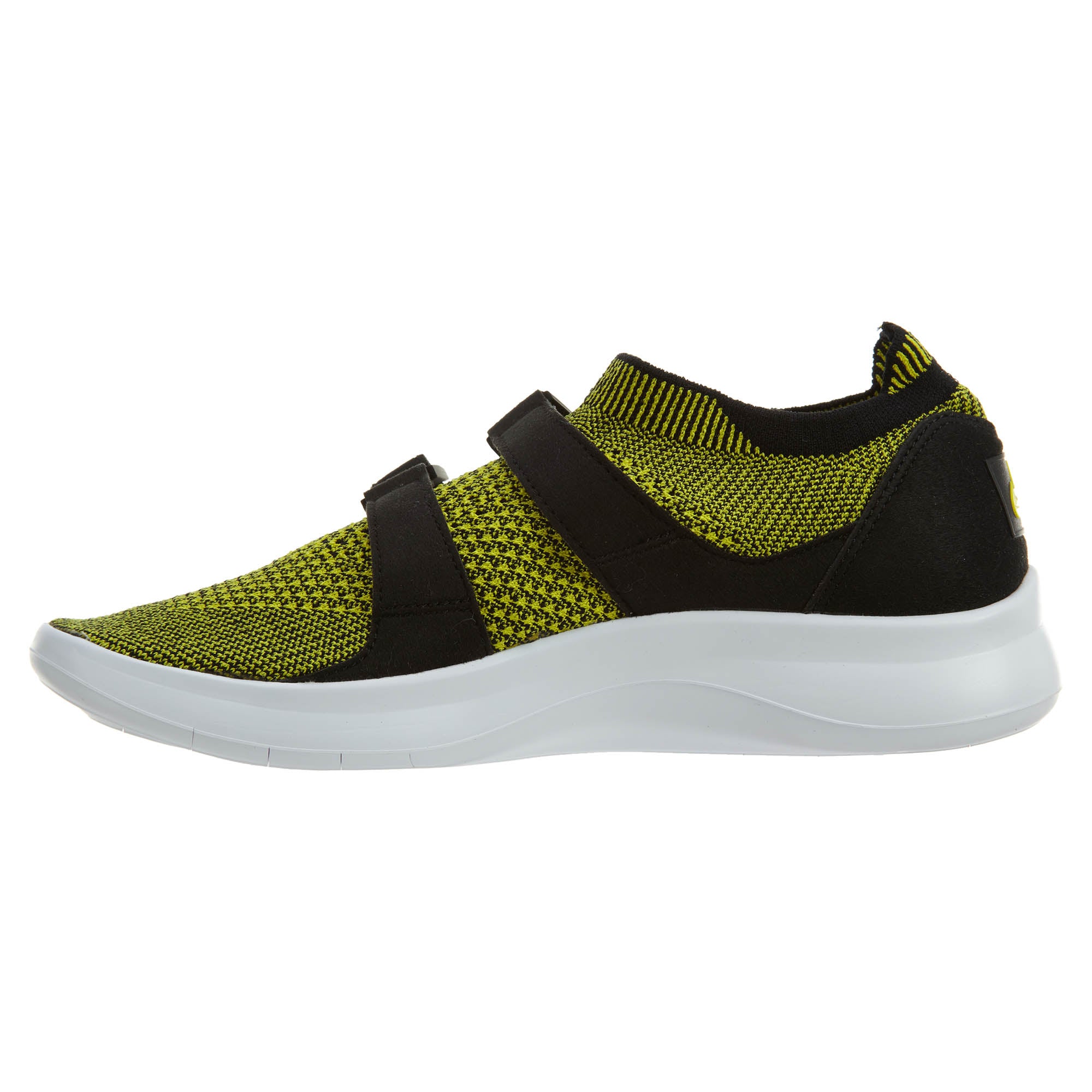 Nike Air Sockracer Flyknit Black White-Yellow Strike (Women&