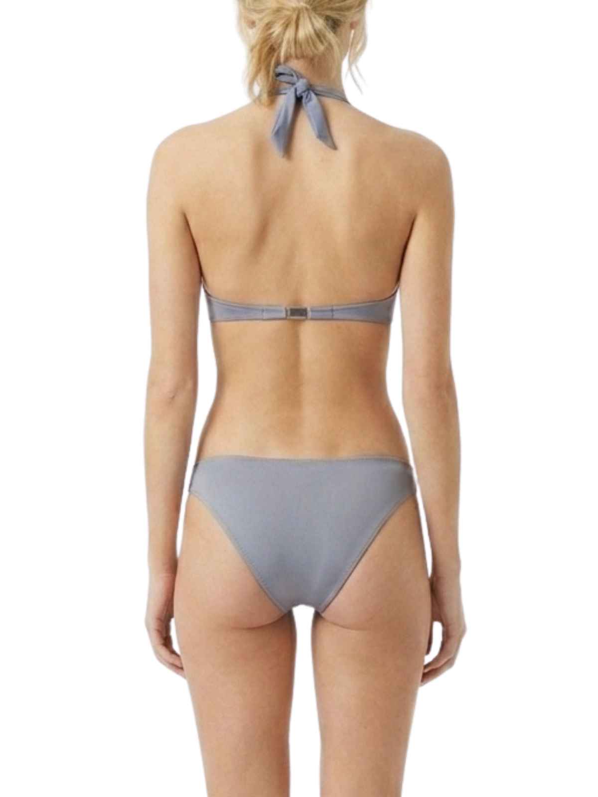 La Perla Graphique Couture Grey Push Up Halter Bikini Top Womens Style : 801087 - 0003