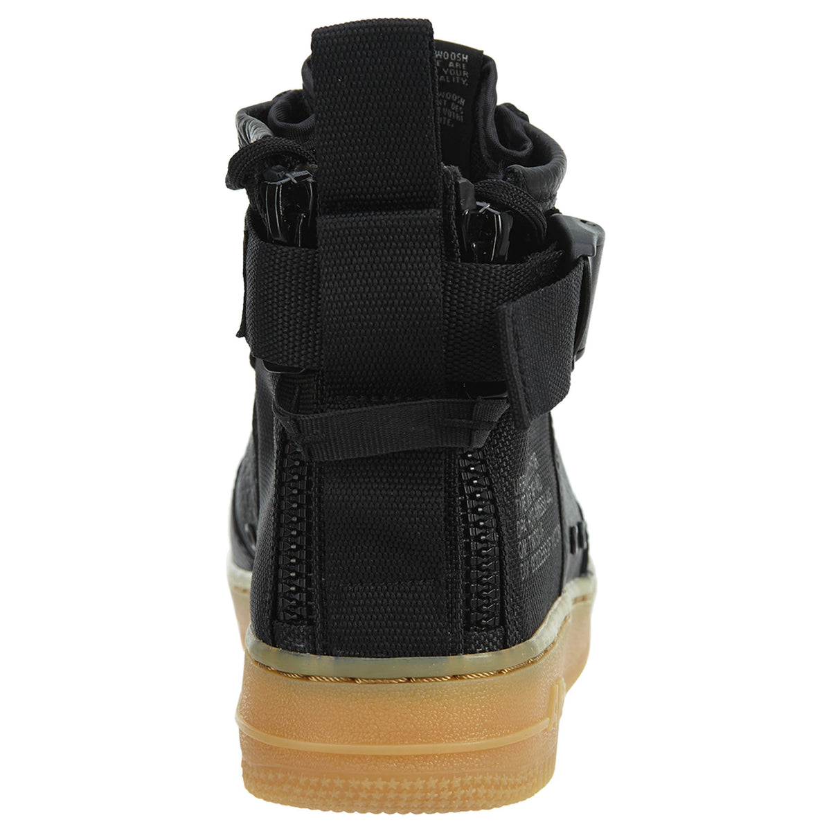 Nike SF Air Force 1 Mid Black Gum Light Brown Womens Style :AA3966