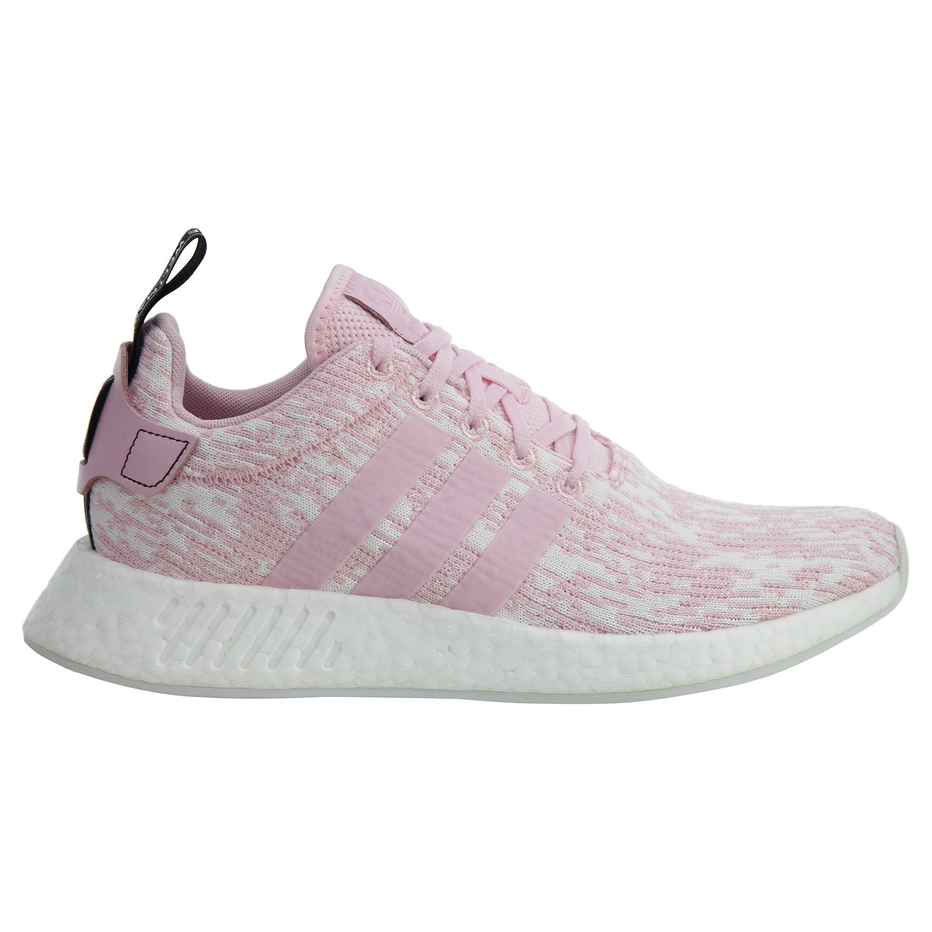 Adidas NMD R2 Wonder Pink Black PrimeKnit Boost Womens Style :BY9315