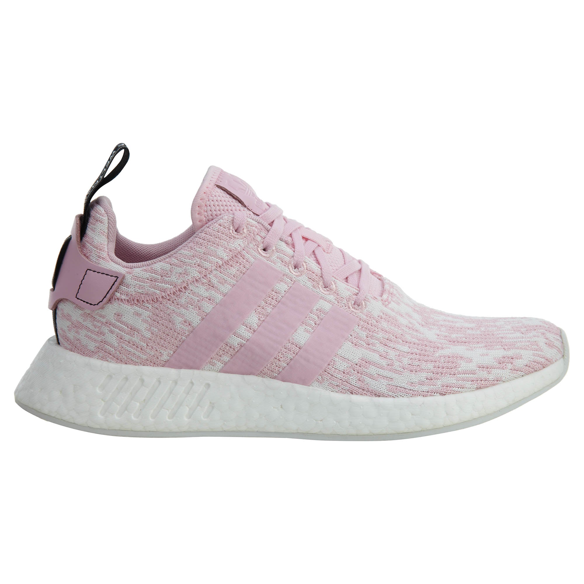 Adidas NMD R2 Wonder Pink Black PrimeKnit Boost Womens Style :BY9315
