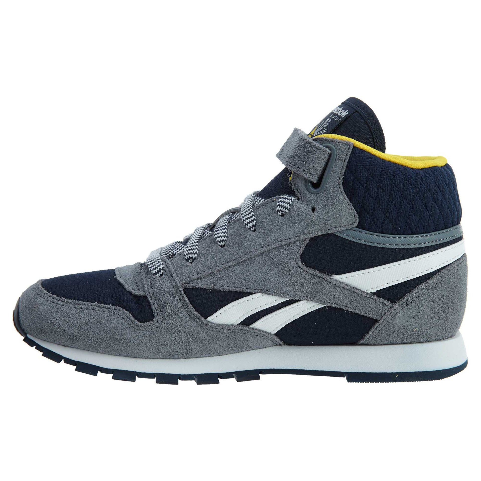 Reebok Classic Leather Mid Strap Little Kids Style : Bs5610