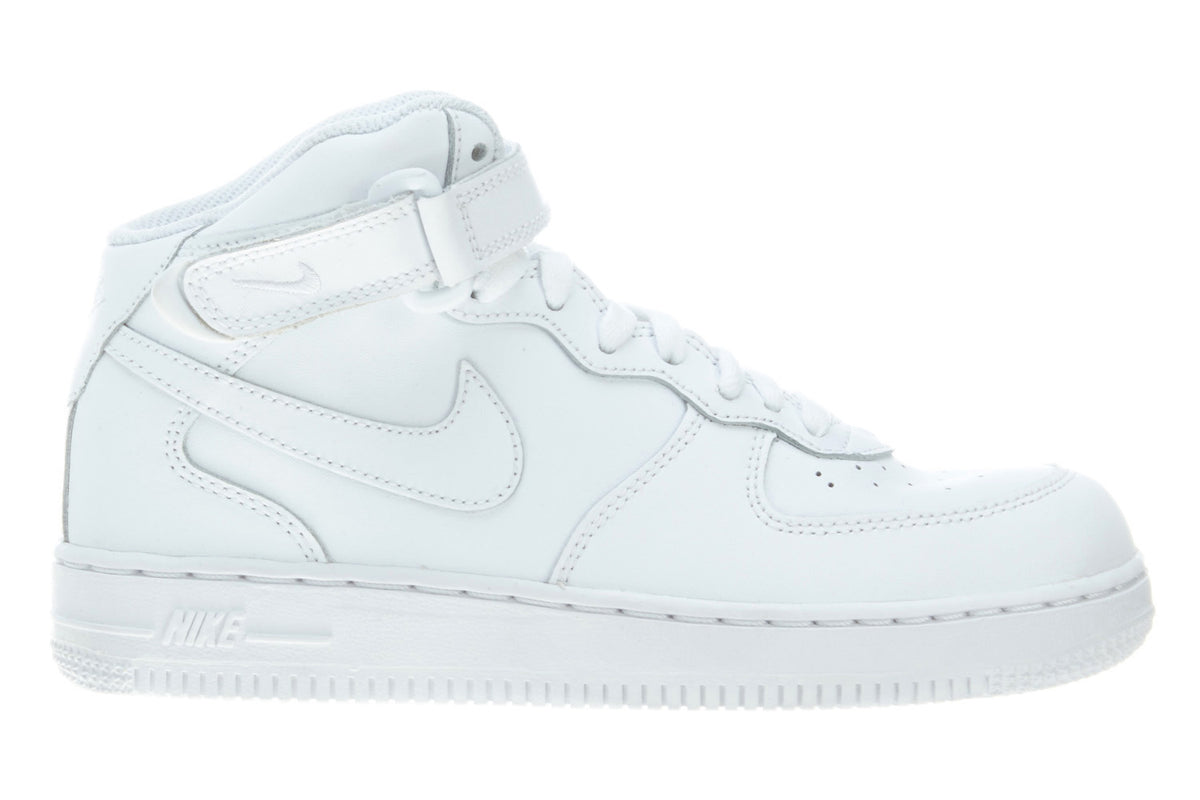 Nike Air Force 1 Mid PS Shoes Retro High Top Trainers White Boys / Girls Style :314196