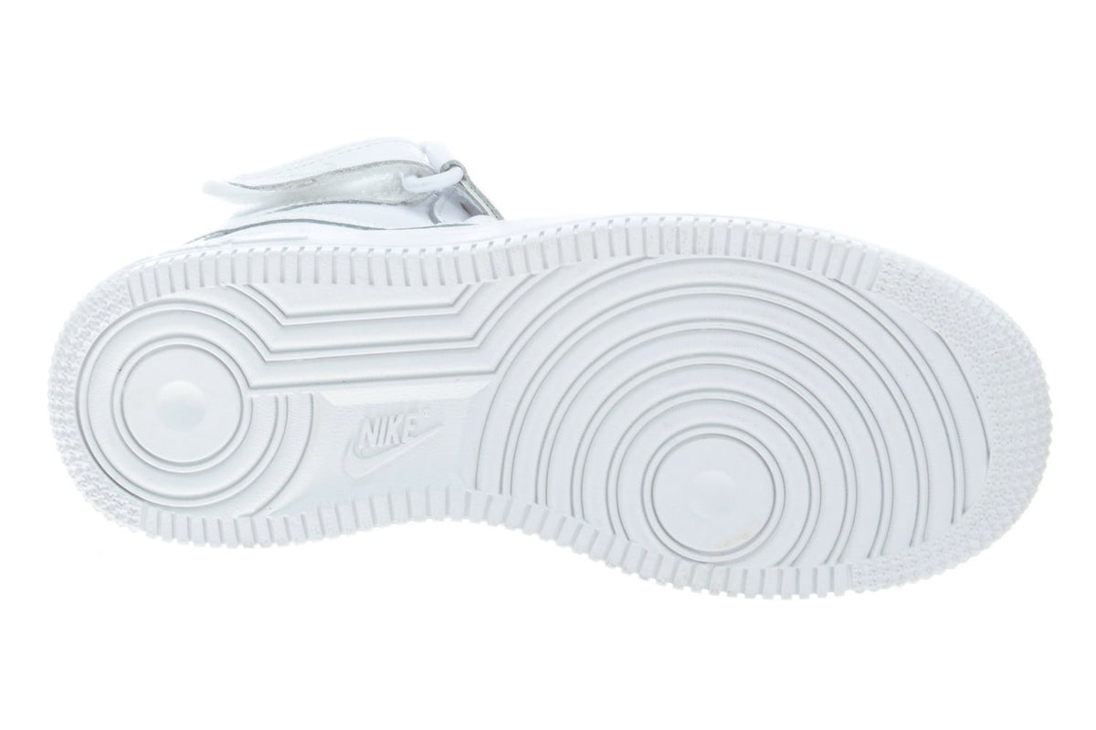 Nike Air Force 1 Mid PS Shoes Retro High Top Trainers White Boys / Girls Style :314196