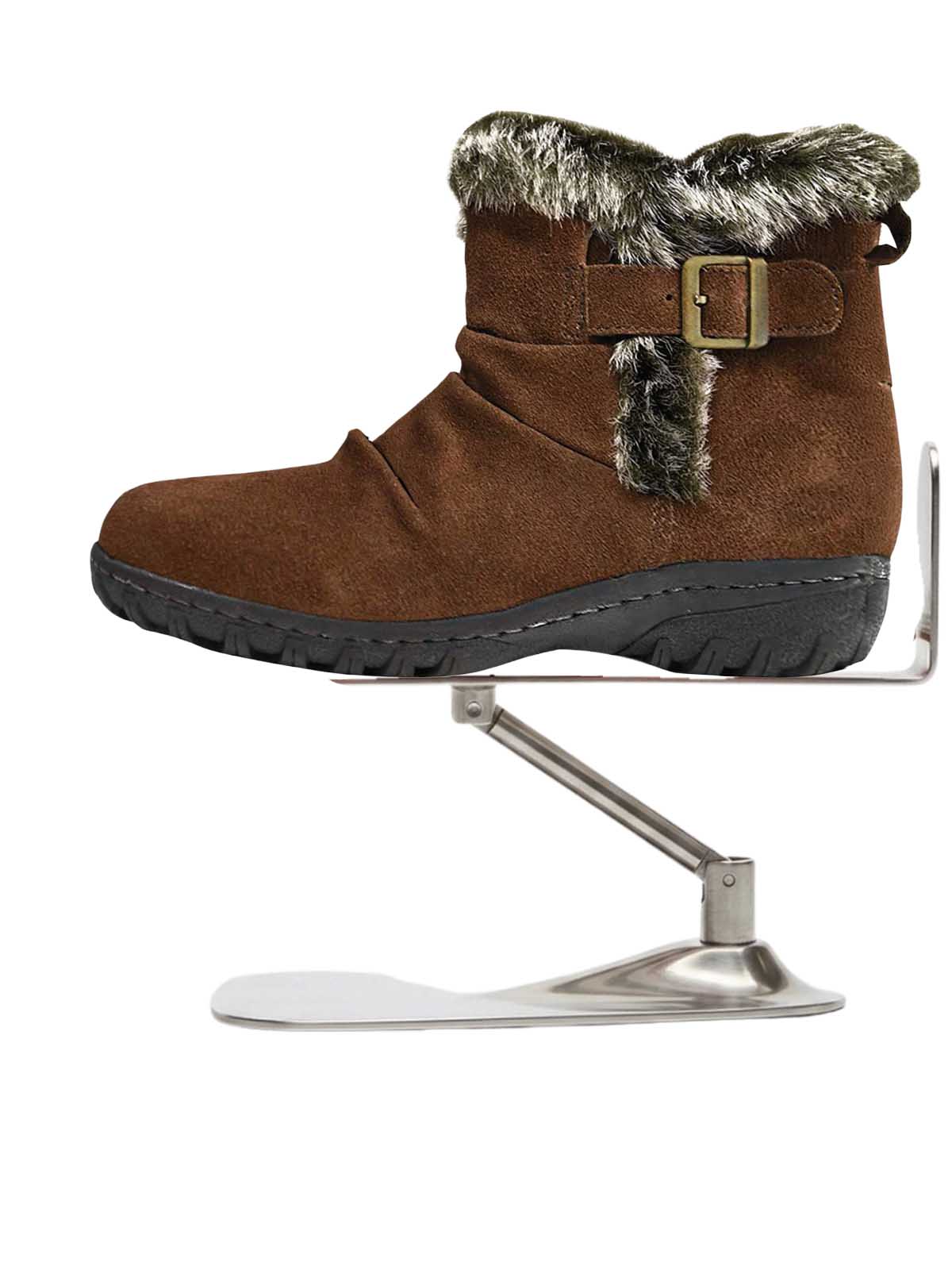 Khombu Side Zip Closure All-weather Lindsey Suede Boots Womens Style : Cst-lindsey