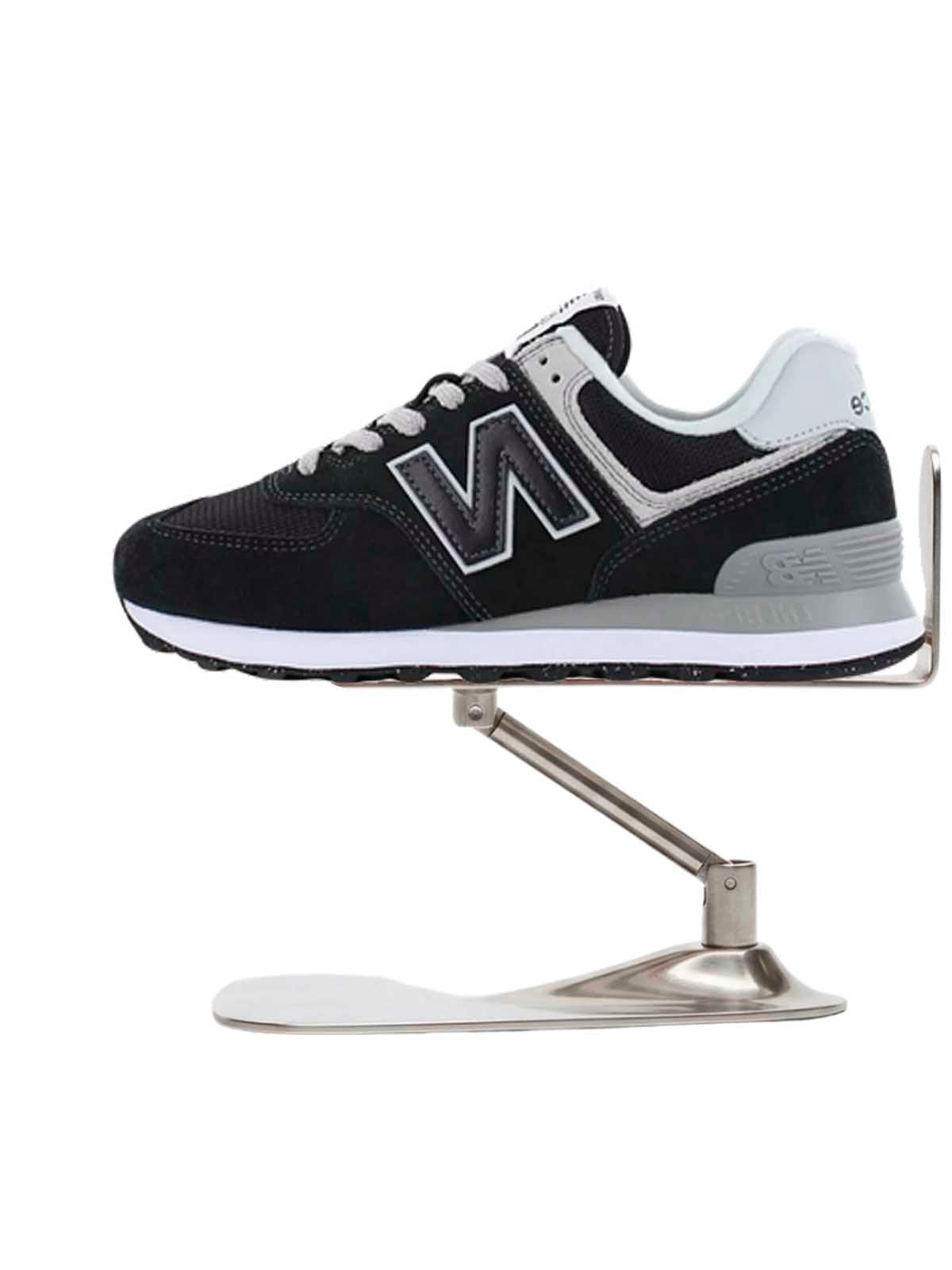 New Balance 574 Black Grey (Women&