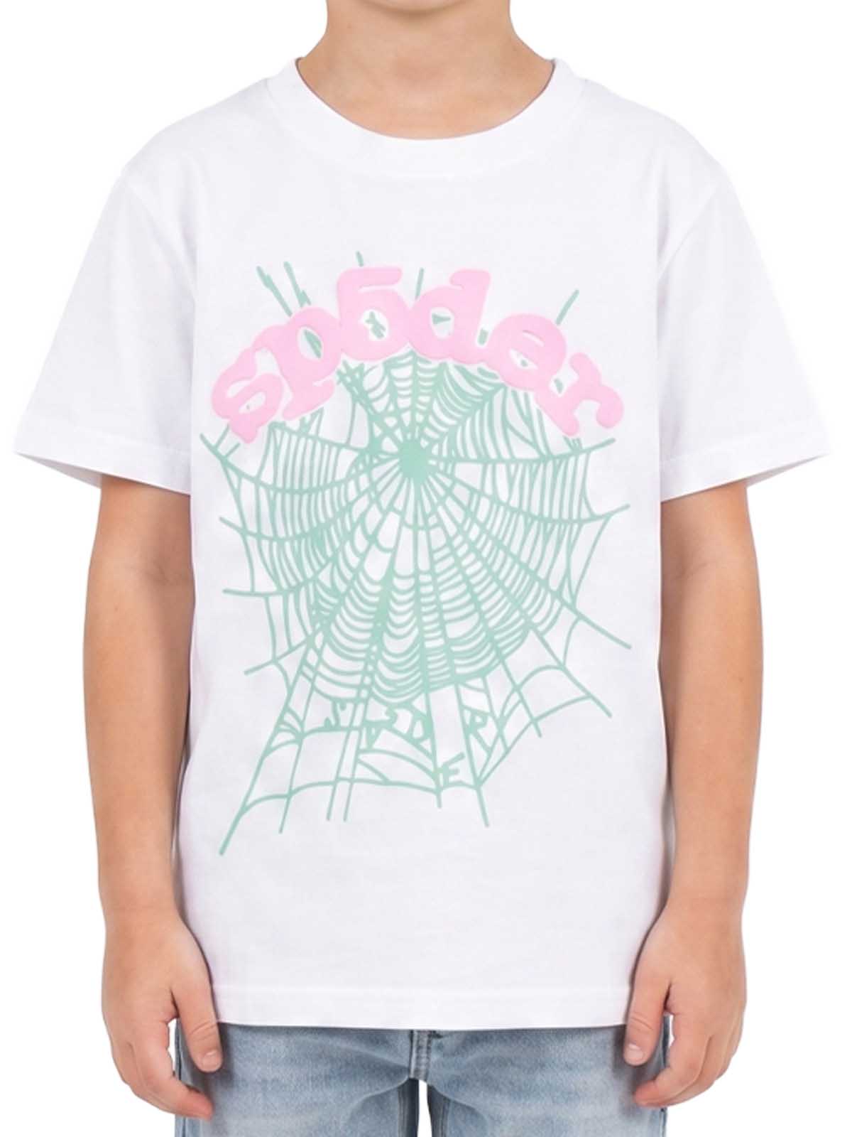 Sp5der Og Web Baby Tee Big Kids Style : W03ts003ogwp
