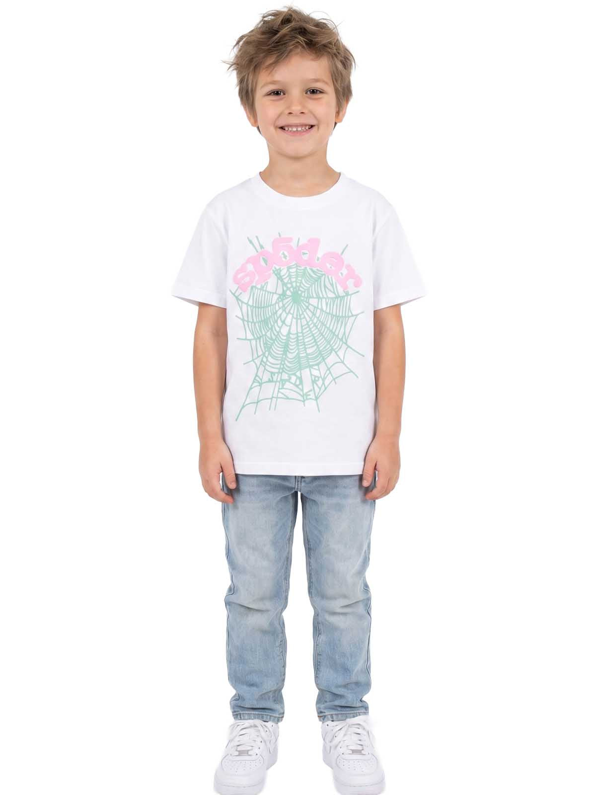 Sp5der Og Web Baby Tee Big Kids Style : W03ts003ogwp