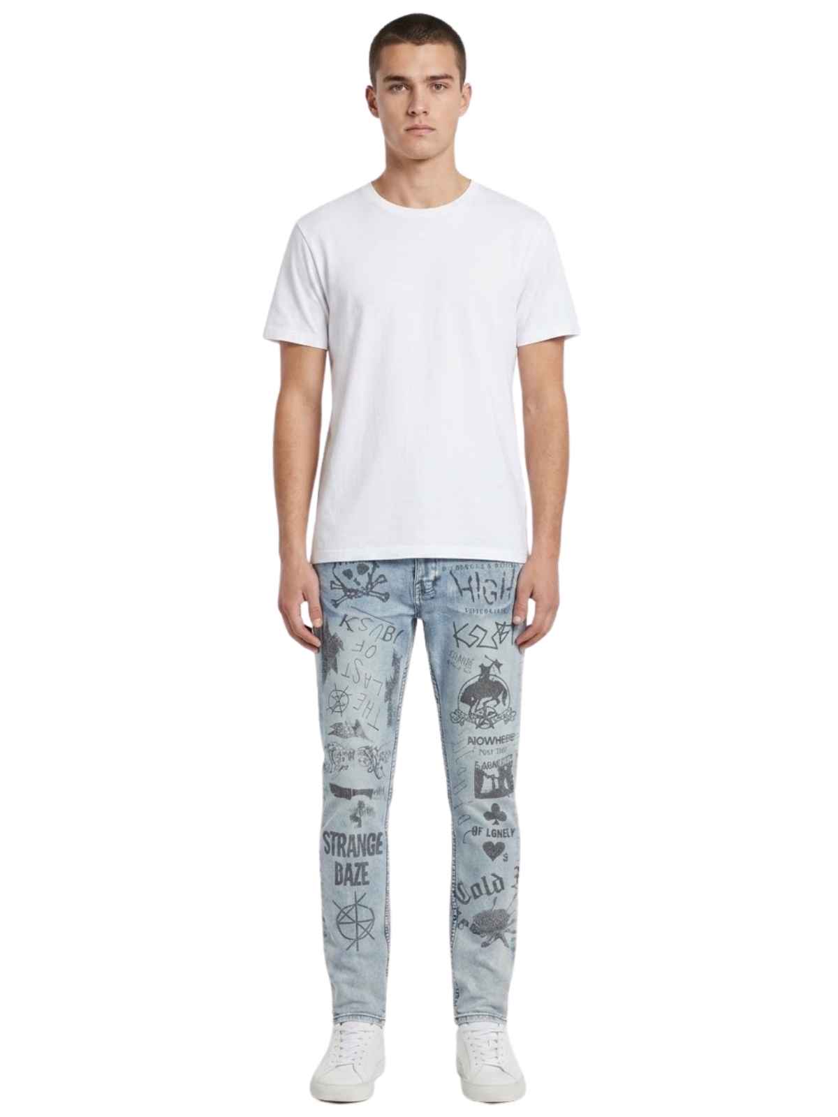 Ksubi Van Winkle Nowhere Punk Blue Mens Style : 5000006430