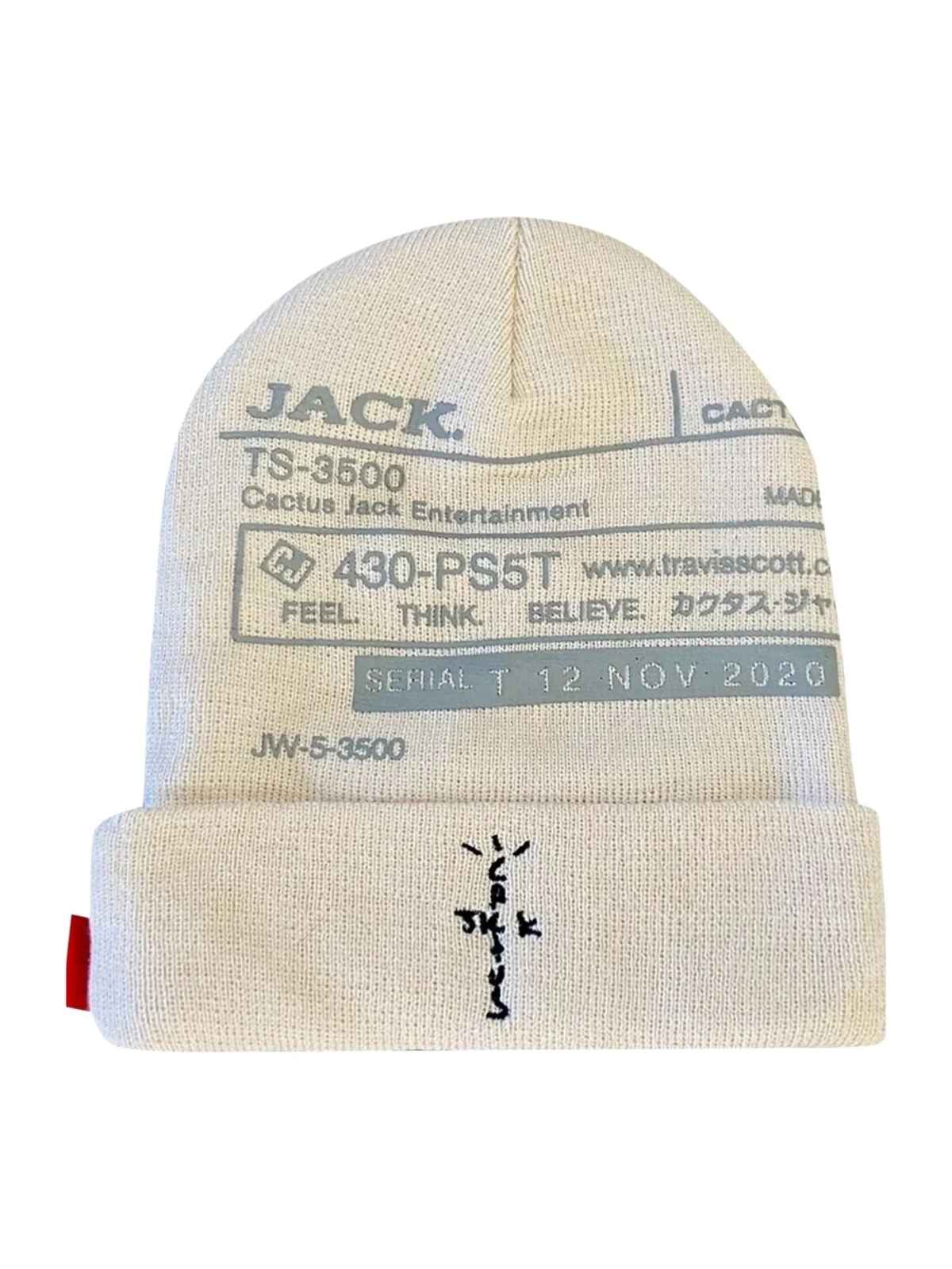 Travis Scott Serial T 12 Nov 2020 Beanie Mens Style : Jw-5-3500