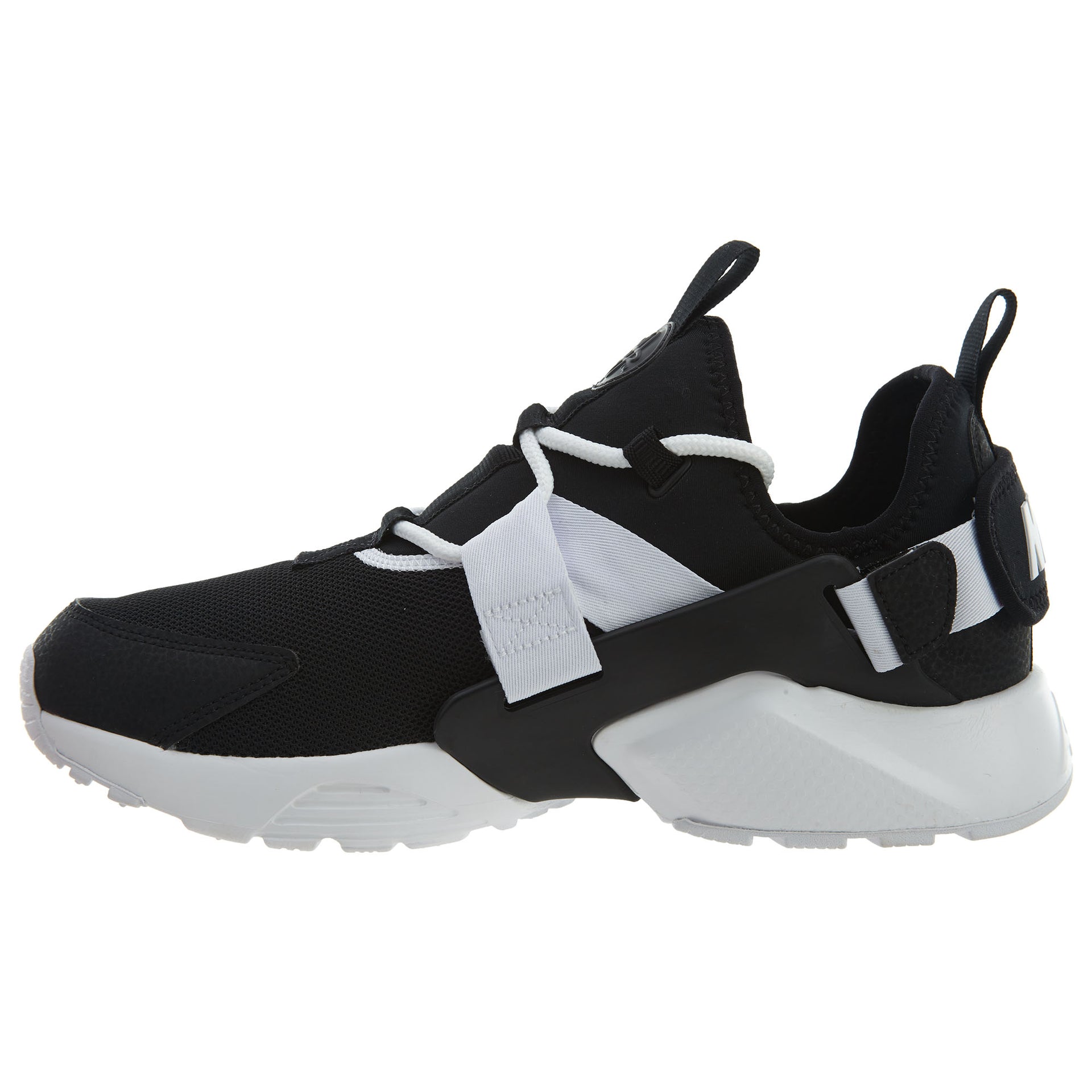 Nike Air Huarache City Low Athletic Shoes Black White  Womens Style :AH6804
