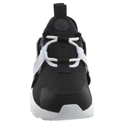Nike Air Huarache City Low Athletic Shoes Black White  Womens Style :AH6804