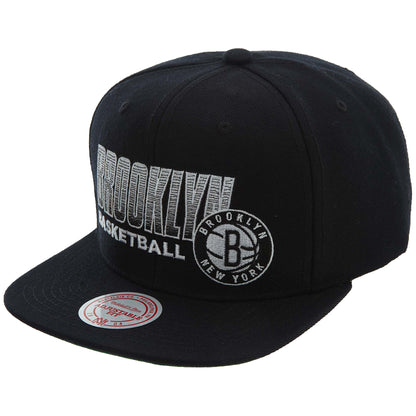 Mitchell&amp;ness Brooklyn Nets Score Keeper Snapback  Unisex Style : Bh72b5