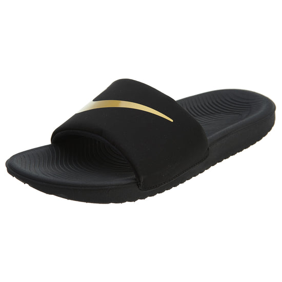 Nike Kawa Slide GS 'Black Gold' Boys / Girls Style :819352