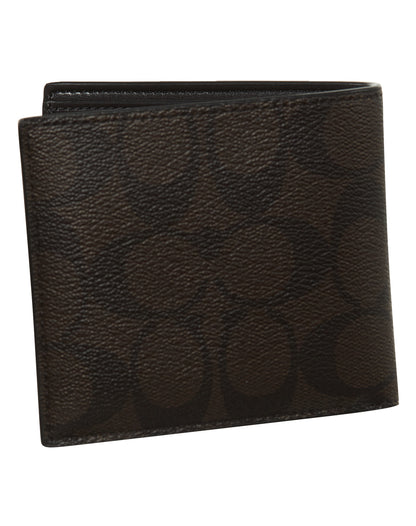 Coach Double Bill Signature Pvc Wallet Mens Style : F75083