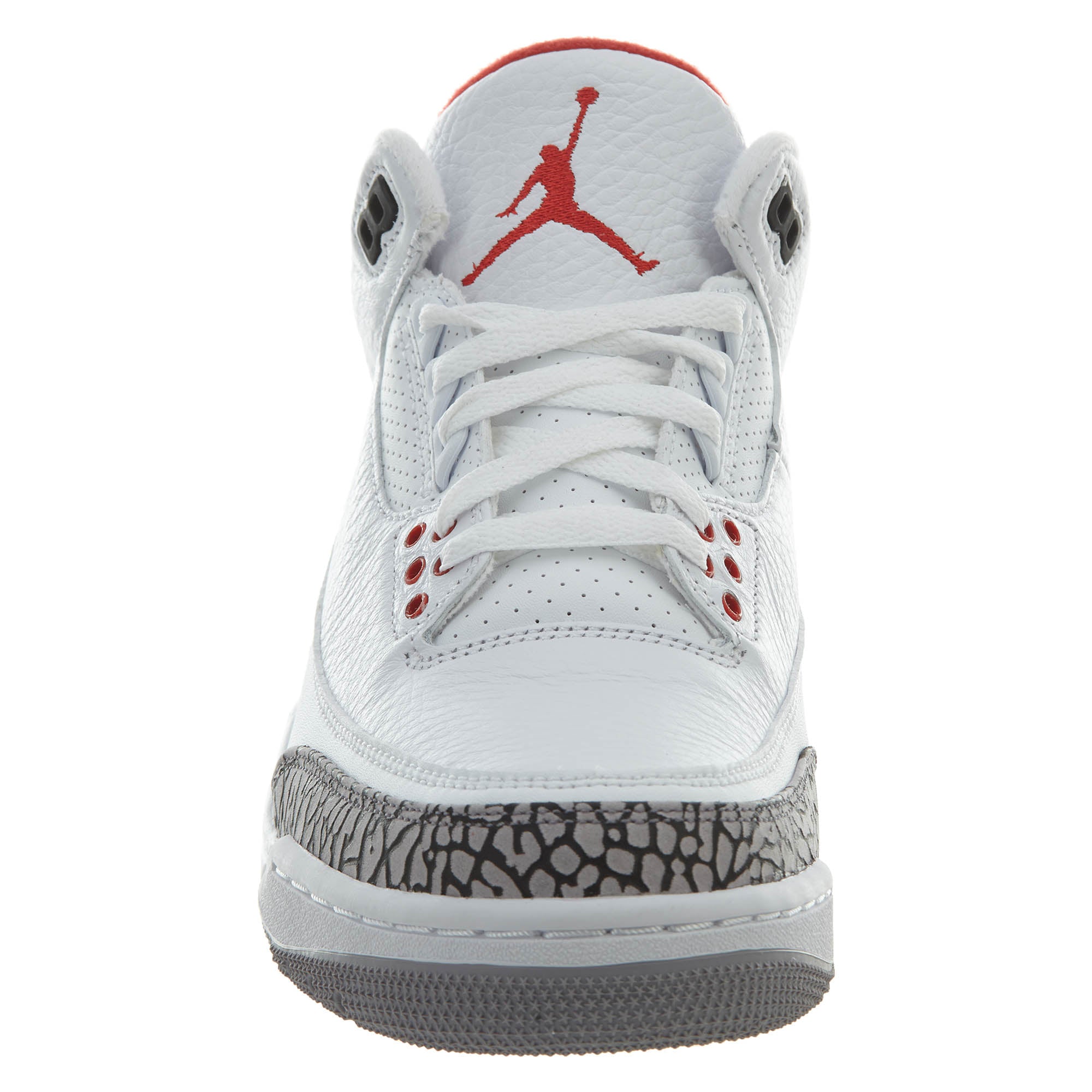 Air Jordan 3 Retro "katrina" - white/fire red Mens Style :136064
